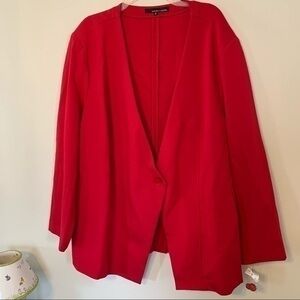Amanda & Chelsea size 3X red blazer